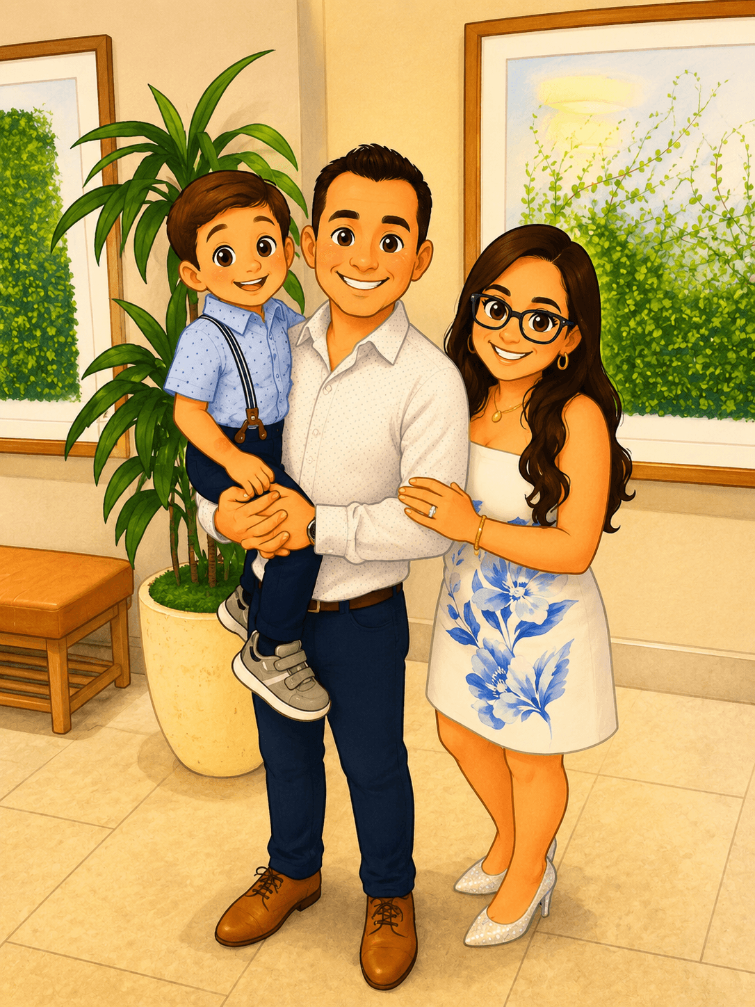 Krizia, Luis & Luisito — illustrated